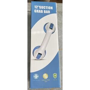 12" Suction Grab Bar- NEW IN BOX - Grips Without Damage To Wall - Added Safety